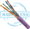 CAT6 Plenum 23AWG UTP 4 Pair Solid Bare Copper 550MHz 1000ft Pull Box