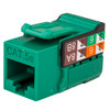 CAT5E Data Grade Keystone Jack, RJ45, 8×8, Terminate These Jacks with our I-Punch Tool