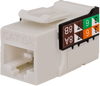 CAT6A Data Grade Keystone U-Jack, RJ45 90° 8×8. Save Time Terminate This Jack with our I-Punch Tool