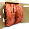 CAT6E Plenum 4 Pair 600MHz Solid (Bare Copper), Orange, Spline, 1K/Box