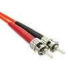 25 meter SC/ST OM1 Duplex Fiber Optic Cable, 62.5/125