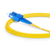 2m (7ft) SC UPC to SC UPC Duplex OS2 Single Mode PVC (OFNR) 2.0mm Fiber Optic Patch Cable