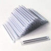 40mm Clear PE Heat Shrinkable Tube Fiber Optical Cable 2.6mm Dia Fusion Splice Protection Sleeve 100pcs