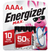 Energizer MAX AAA Batteries (4 Pack) Triple A Alkaline Batteries