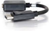 Mini Display Port Cable Display Port to VGA Male to Female 3 inches, Black