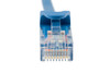 35ft Blue CAT6 Ethernet Patch Cables, Easyboot (Ferrari-style)