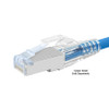 S45-1050 - Cat5e Shielded Internal Ground - Standard WE/SS RJ45 50 PC