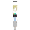 ProSeries 10G Shielded External Ground - Pass-Through RJ45 with Cap45® & Bar45® 50 PC