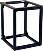 Wall Mount Rack 23.7"Dx21.1"Wx27.5"H Black 13U, Swing Gate