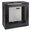 Wall Mount Cabinet 12U 25.08"H x 23.62"W x 13"D Black