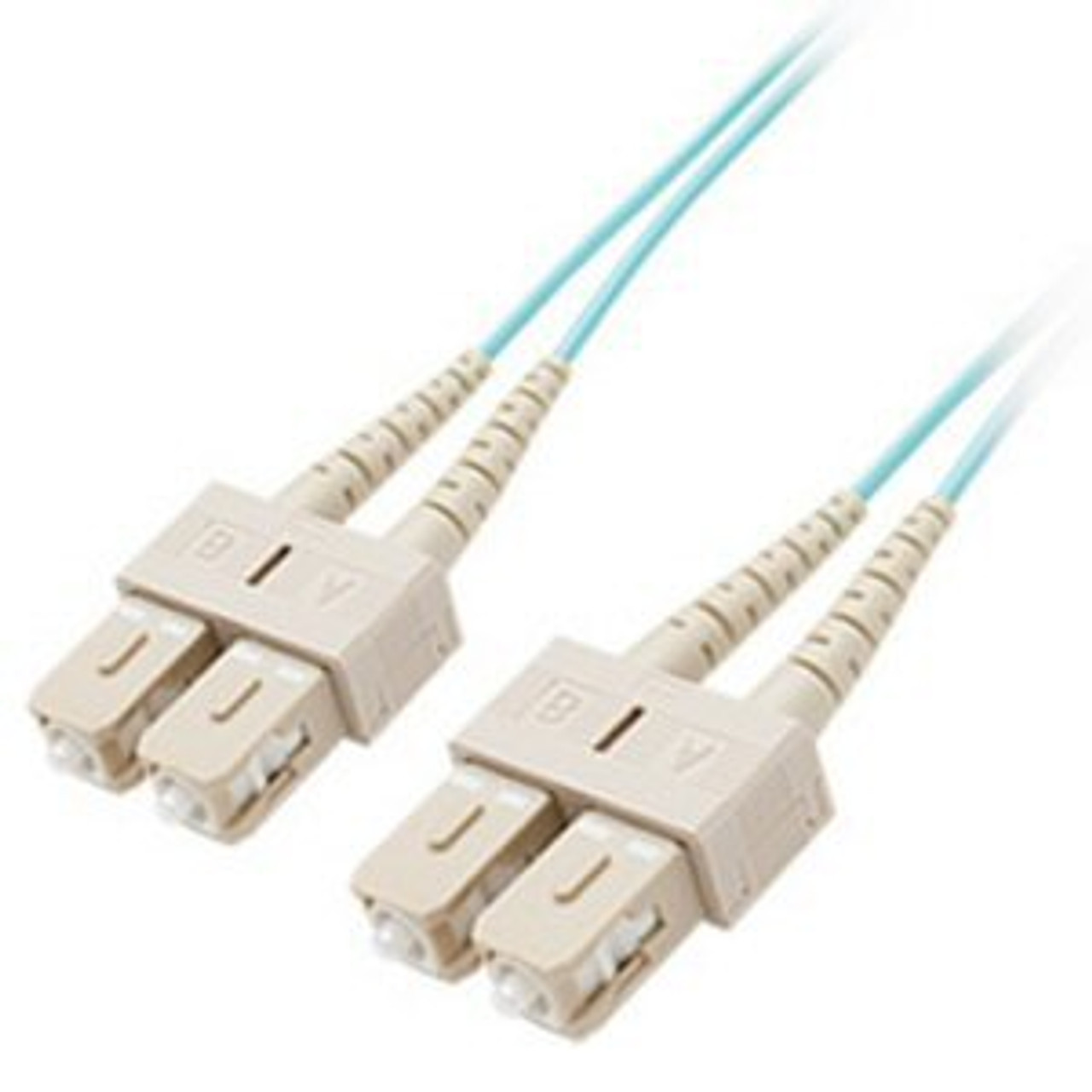 Fiber 10G aqua 50/125 SC/SC Duplex 2M (6.56 feet)