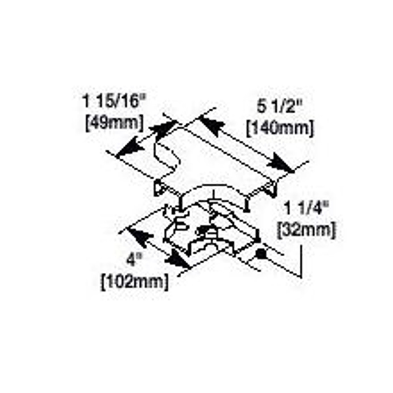 Tee for 2900 Raceway(CAT.5 & Fiber)