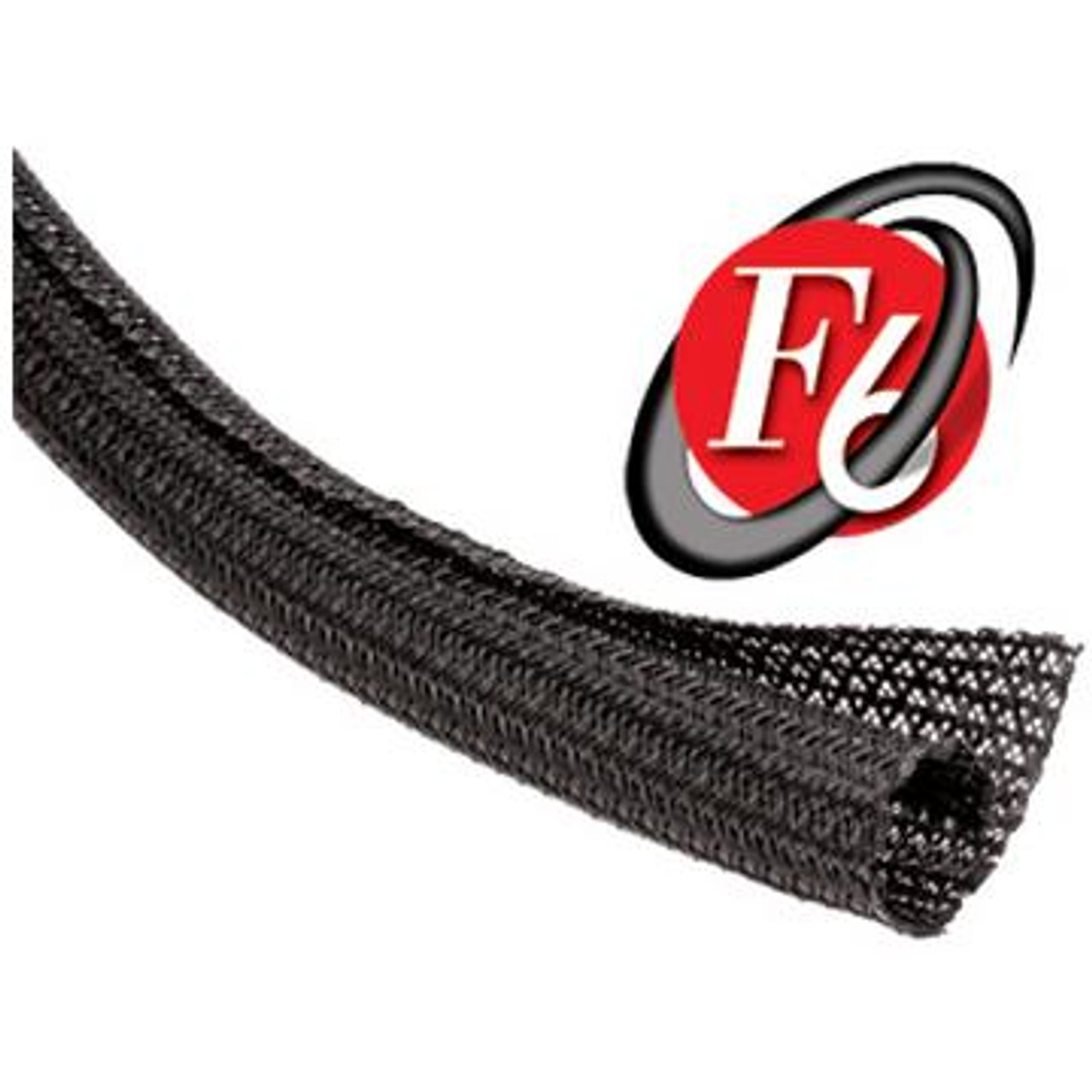 Cable Wrap Split F6 3/8" Black PET, 150' Per Box - CableMaster.com