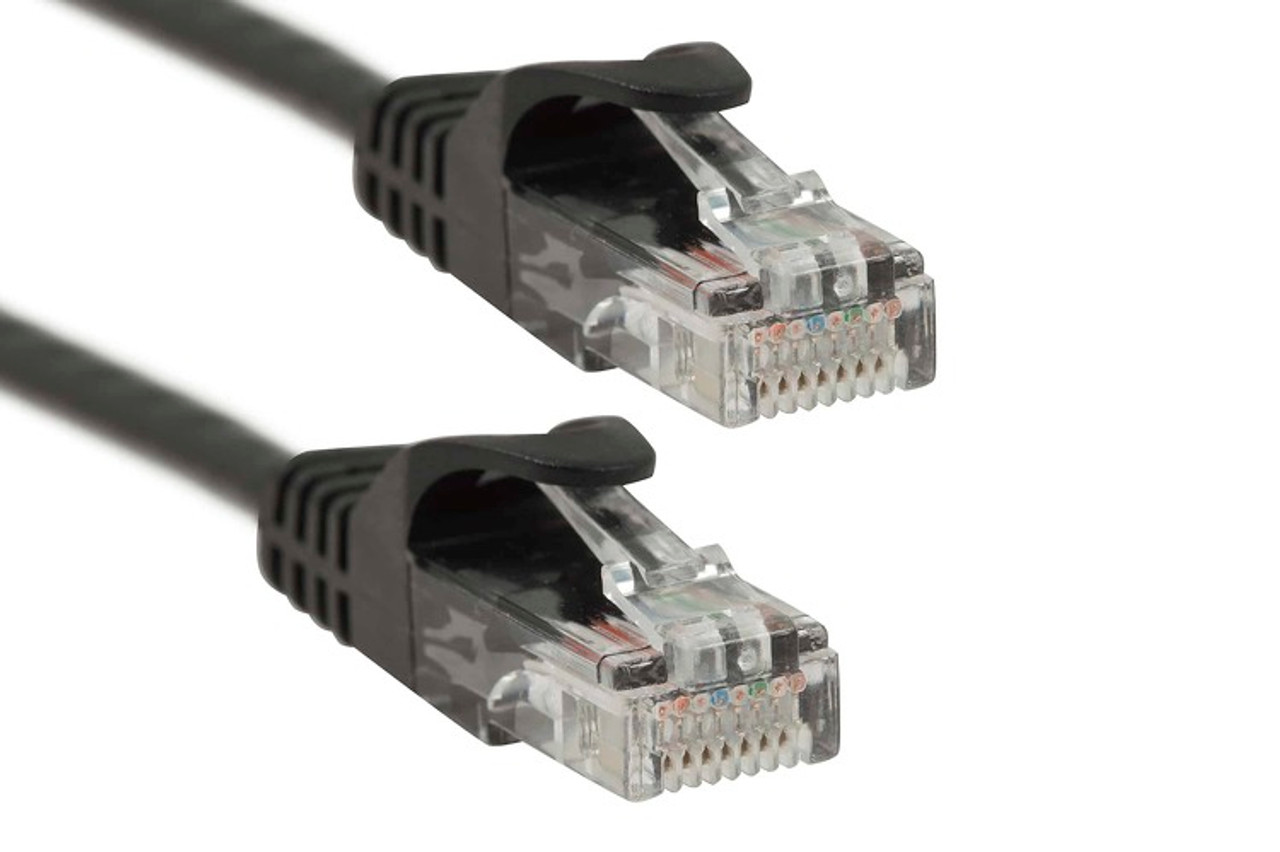 UTP 7' CAT6 Black Patch Cable With Ferrari Boots 568B