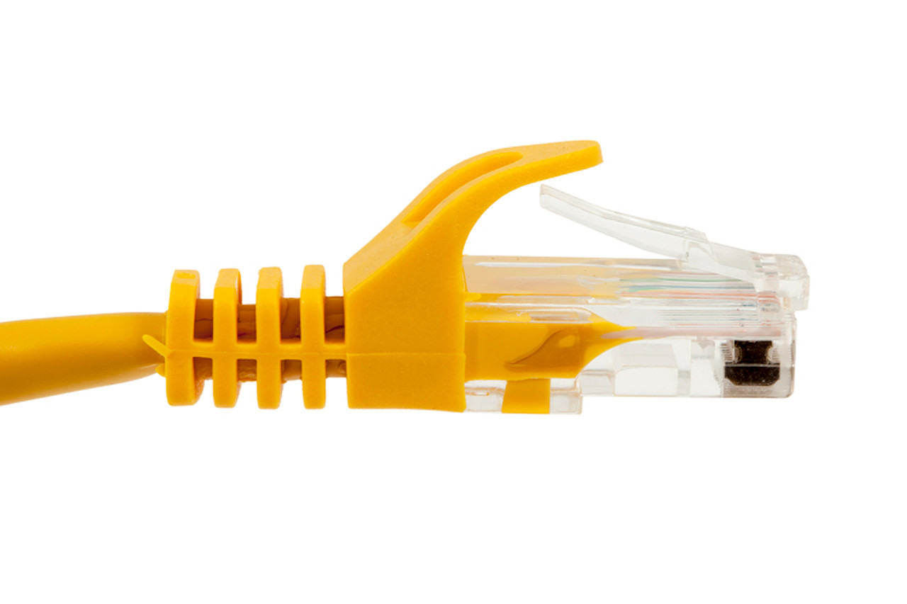 UTP 5' CAT5E Yellow Patch Cable With Ferrari Boots 568B