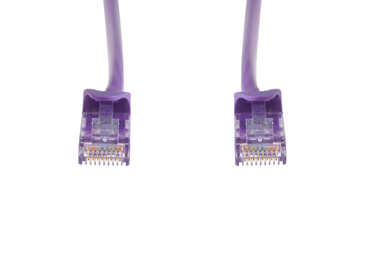 UTP 15' CAT5E Violet Patch Cable With Ferrari Boots 568B