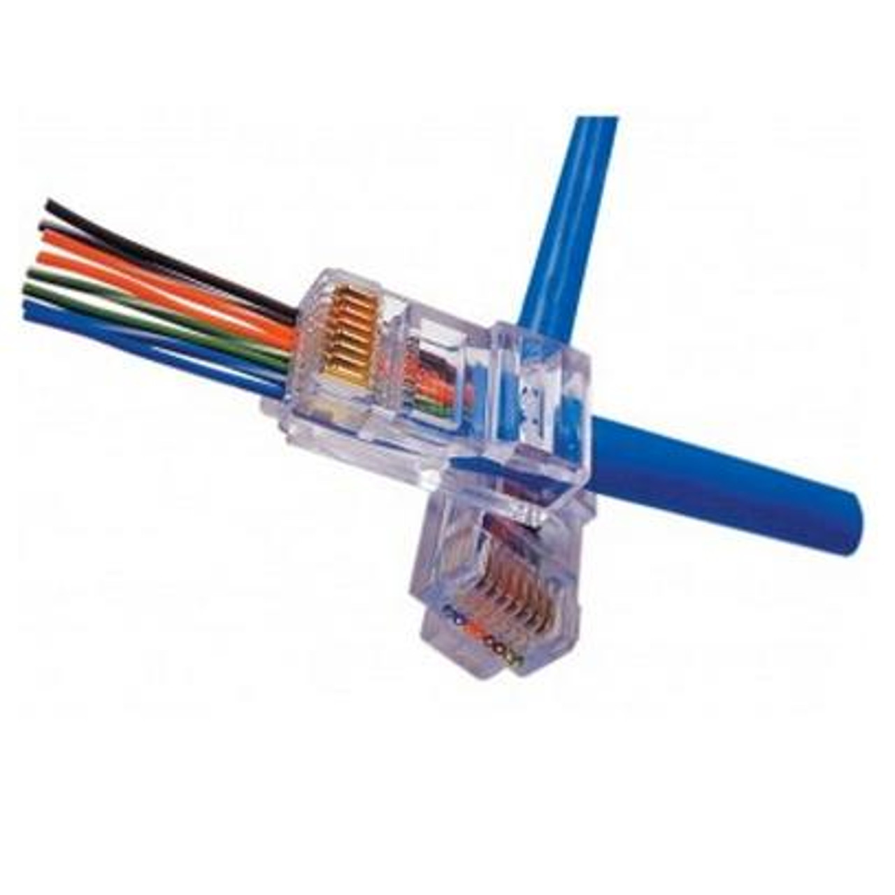 EZ-RJ45 CAT5E Connectors for PLA-100054C 50/Box