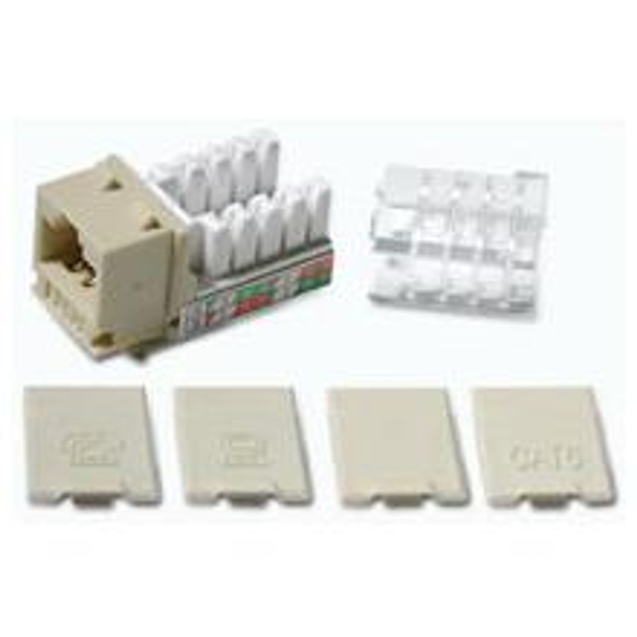 Jack RJ45 CAT6 8P8C Ivory, 110 IDC Punchdown