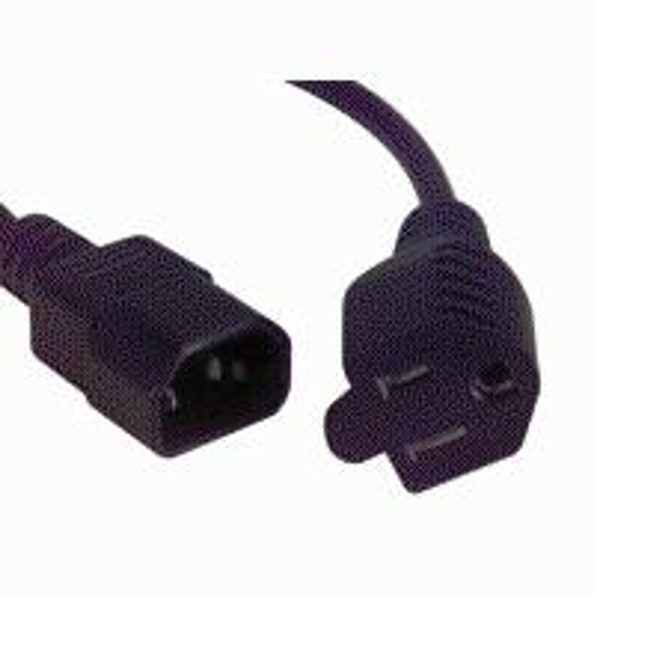 Power Cord C14(Male) to NEMA 5-15R(Female) 1'