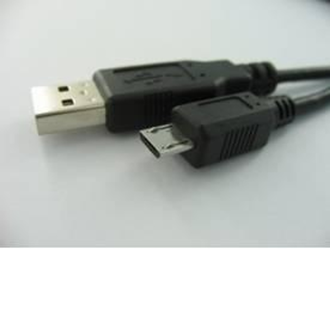 USB Cable 3.28' To Micro B (5 Pin), Black (1 Meter)