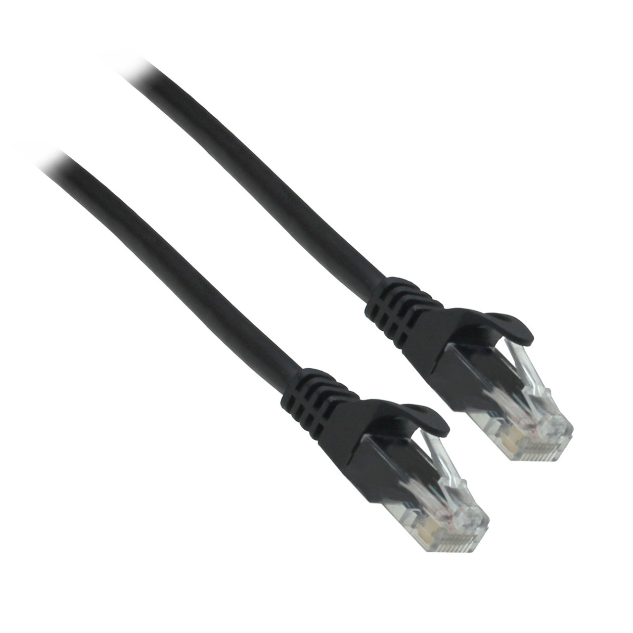 UTP 6" CAT6 Black Patch Cable With Flexible Boots 568