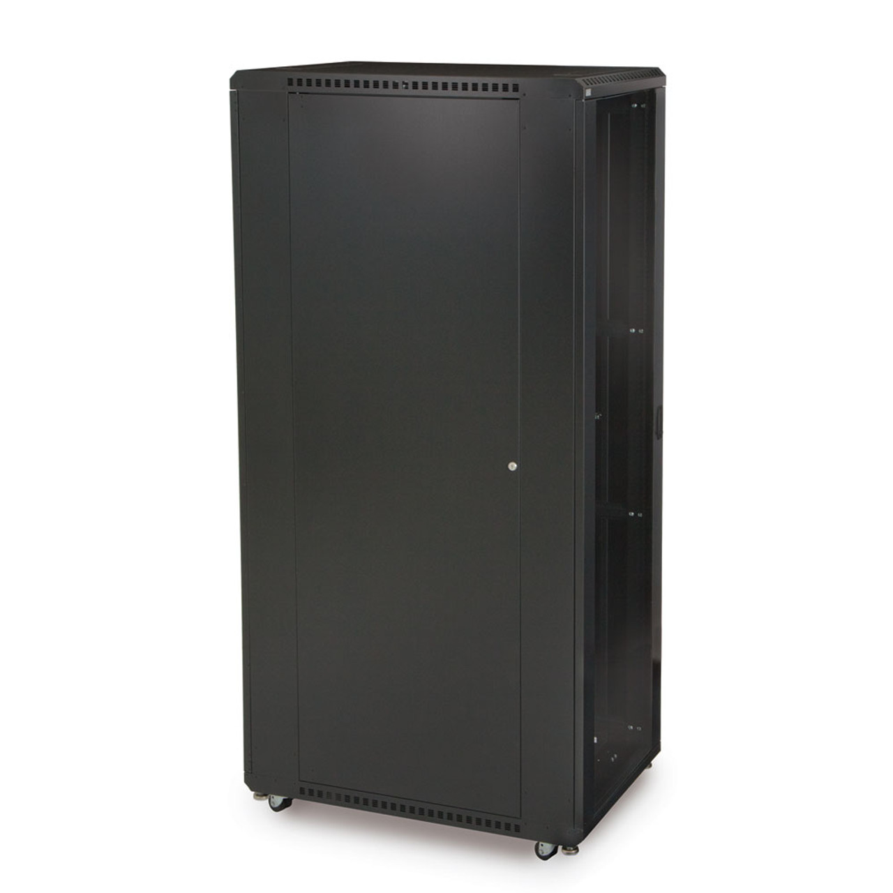 42U LINIER® Server Cabinet - Glass/Vented Doors - 36" Depth