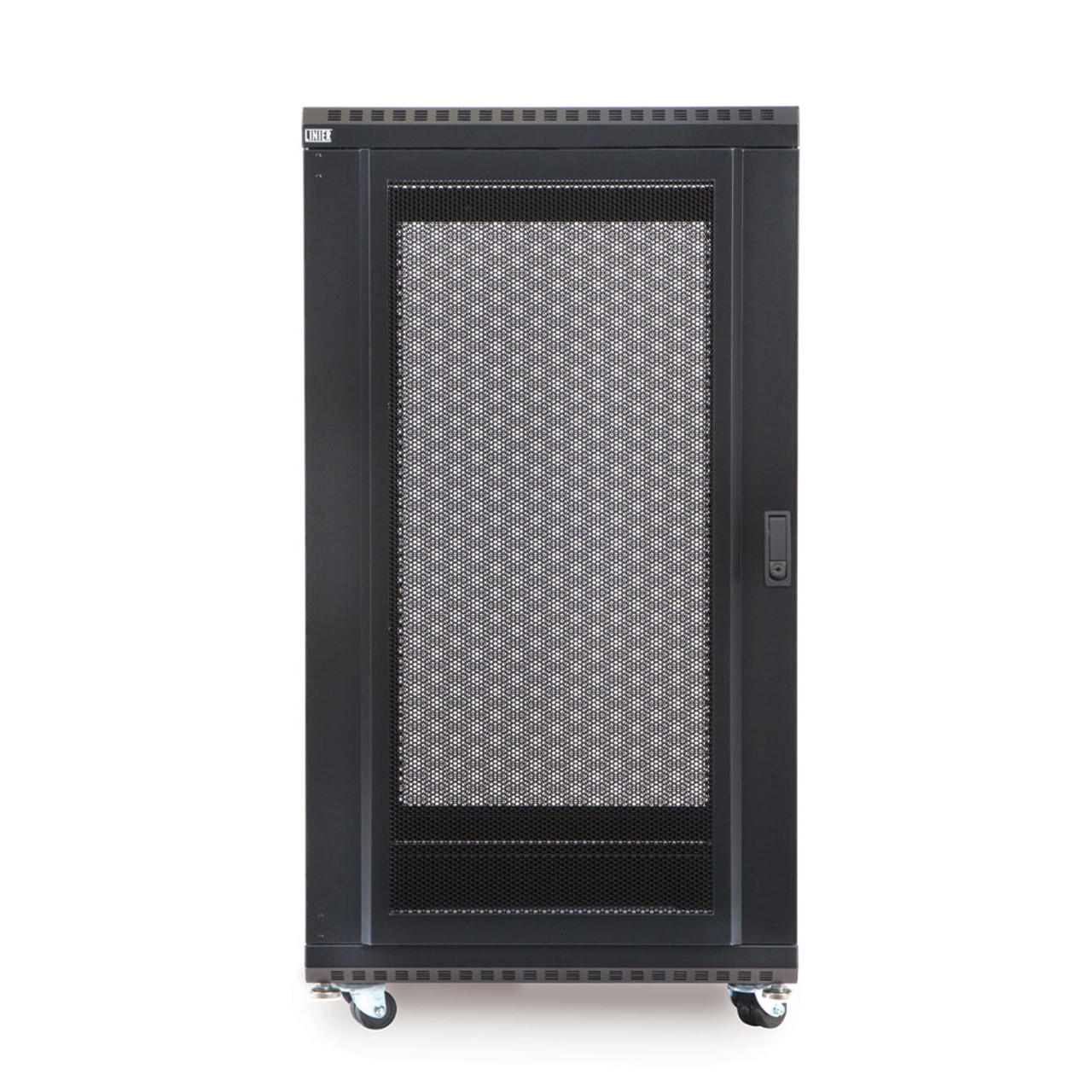 22U LINIER® Server Cabinet - Convex/Glass Doors - 36" Depth