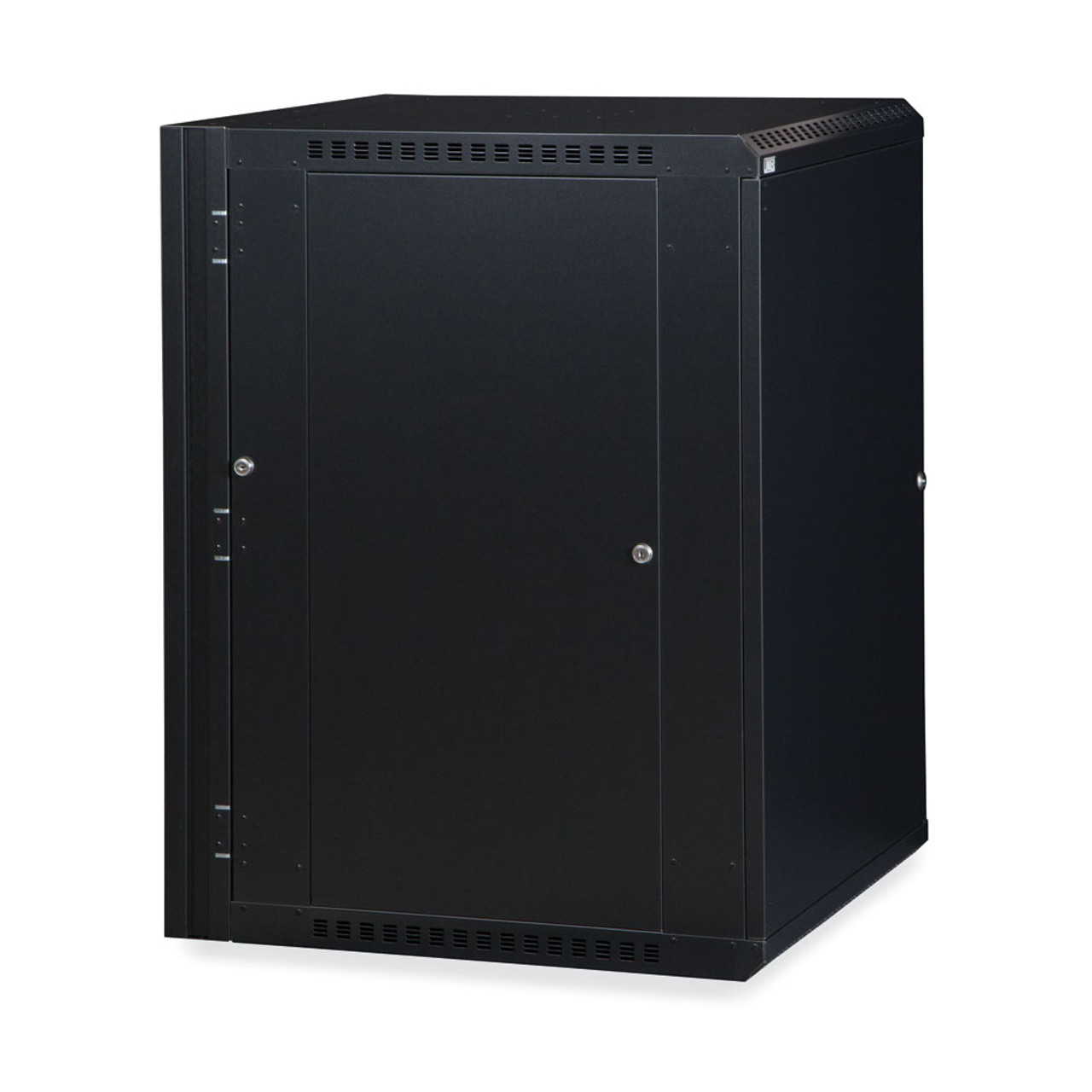 18U LINIER® Swing-Out Wall Mount Cabinet - Solid Door