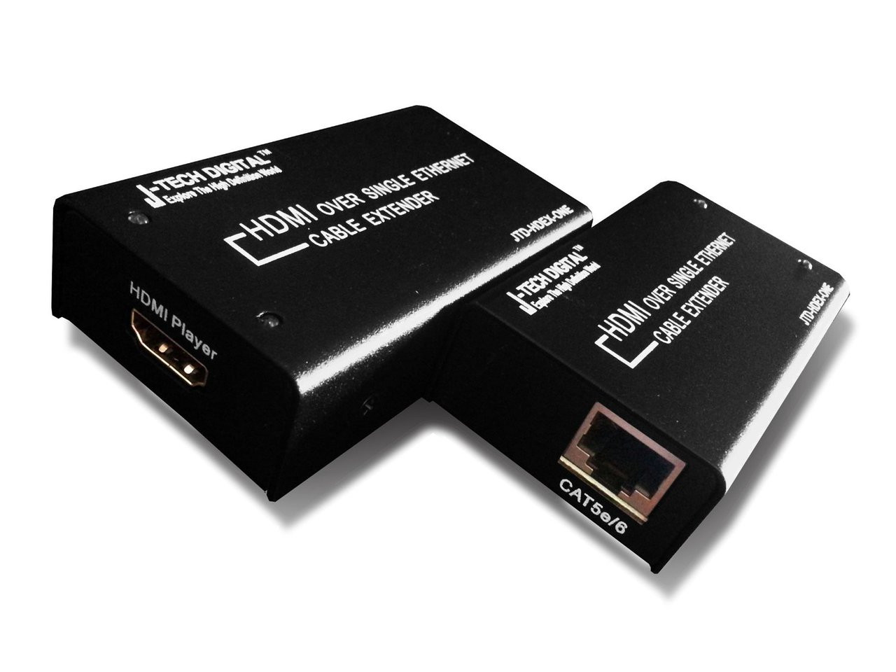 HDMI Extender Kit, support HDMI1.3v & 1.2 signal (10.2Gbps/deep color 36bit/xv-YCC/1080p24fs/dts-HD) for 200ft transmit via CAT5E/6/7 LAN cable.