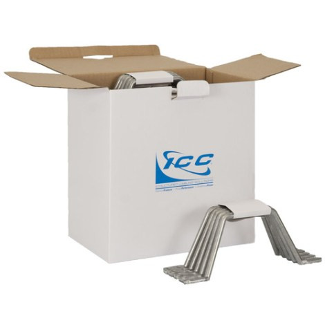 5″ Metal Cable Management DRing in 100 Pack