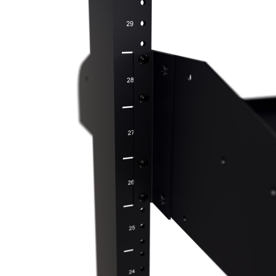 20″ Deep Heavy-Duty Double-Sided Rack Shelf in 3 RMS - CableMaster.com