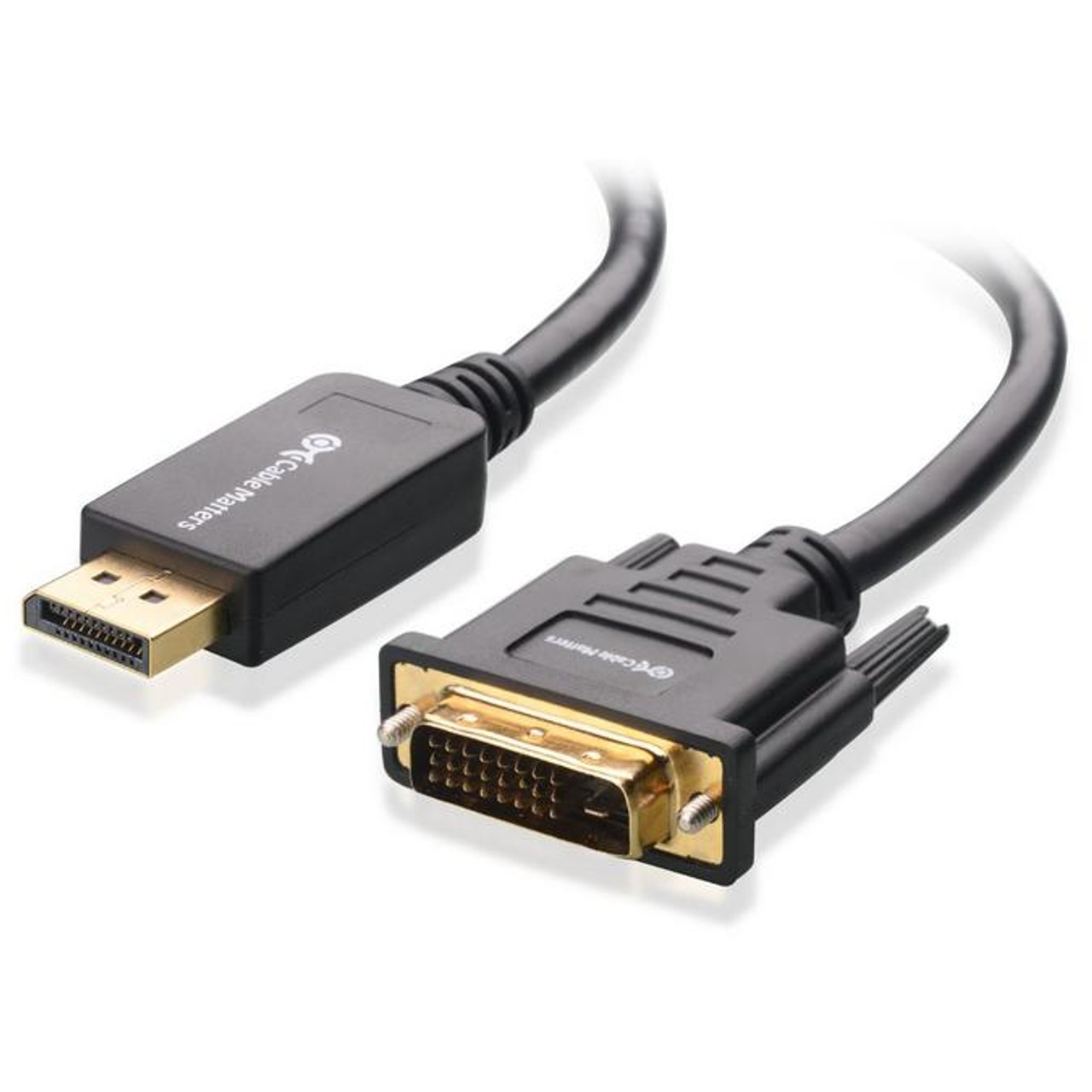 DisplayPort Male To DVI-D Male 6' Cable