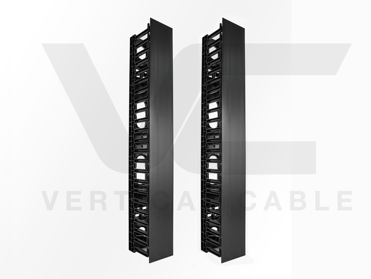 45U Vertical Cable Manager – Single Sided