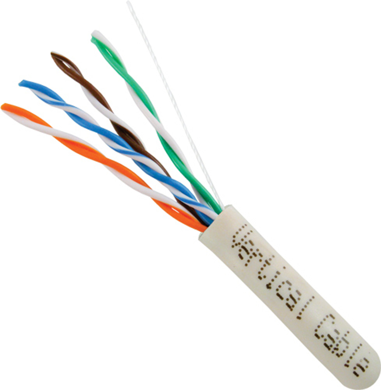 CAT5E CMX Outdoor Rated Cable UV Rated 8-Conductor 24AWG Solid-Bare Copper 1000ft Pull Box