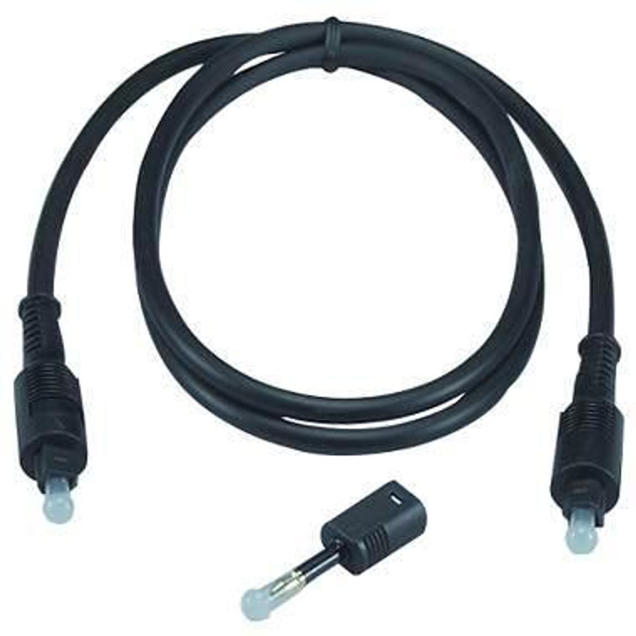6' Toslink Digital Audio Cable w/ MiniToslink Adaptor