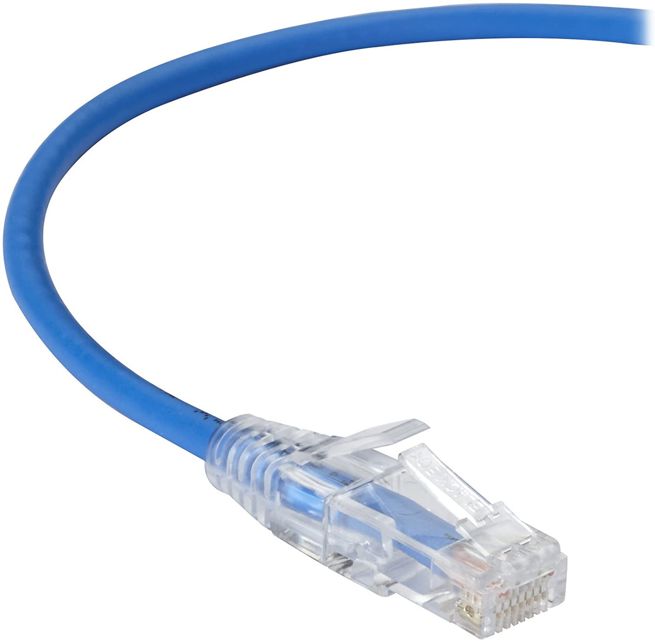 2Ft Blue CAT6A Slim 28Awg Patch