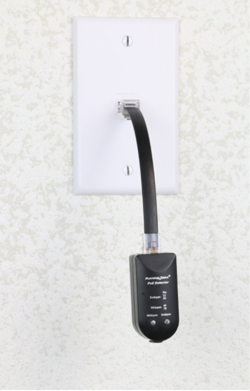 PoE Voltage Detector Go/No-Go End-Span or Mid-Span Bright LED Indicators.