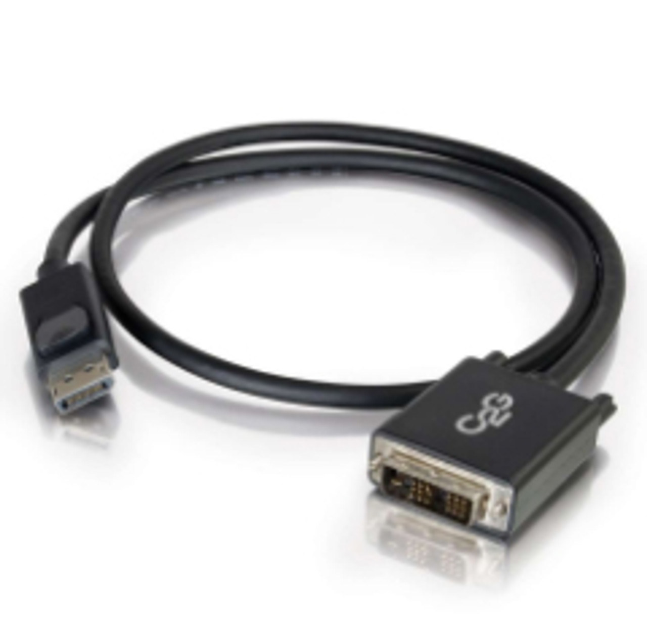 3ft (0.9m) DisplayPort™ Male to Single Link DVI-D Male Adapter Cable - Black