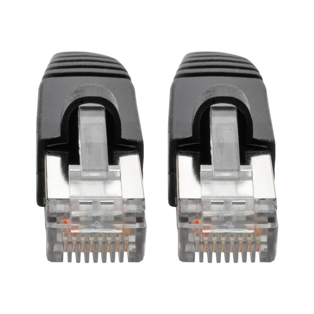 Cat6a 10G Snagless Shielded STP Ethernet Cable (RJ45 M/M), PoE, Black, 10 ft. (3.05 m)