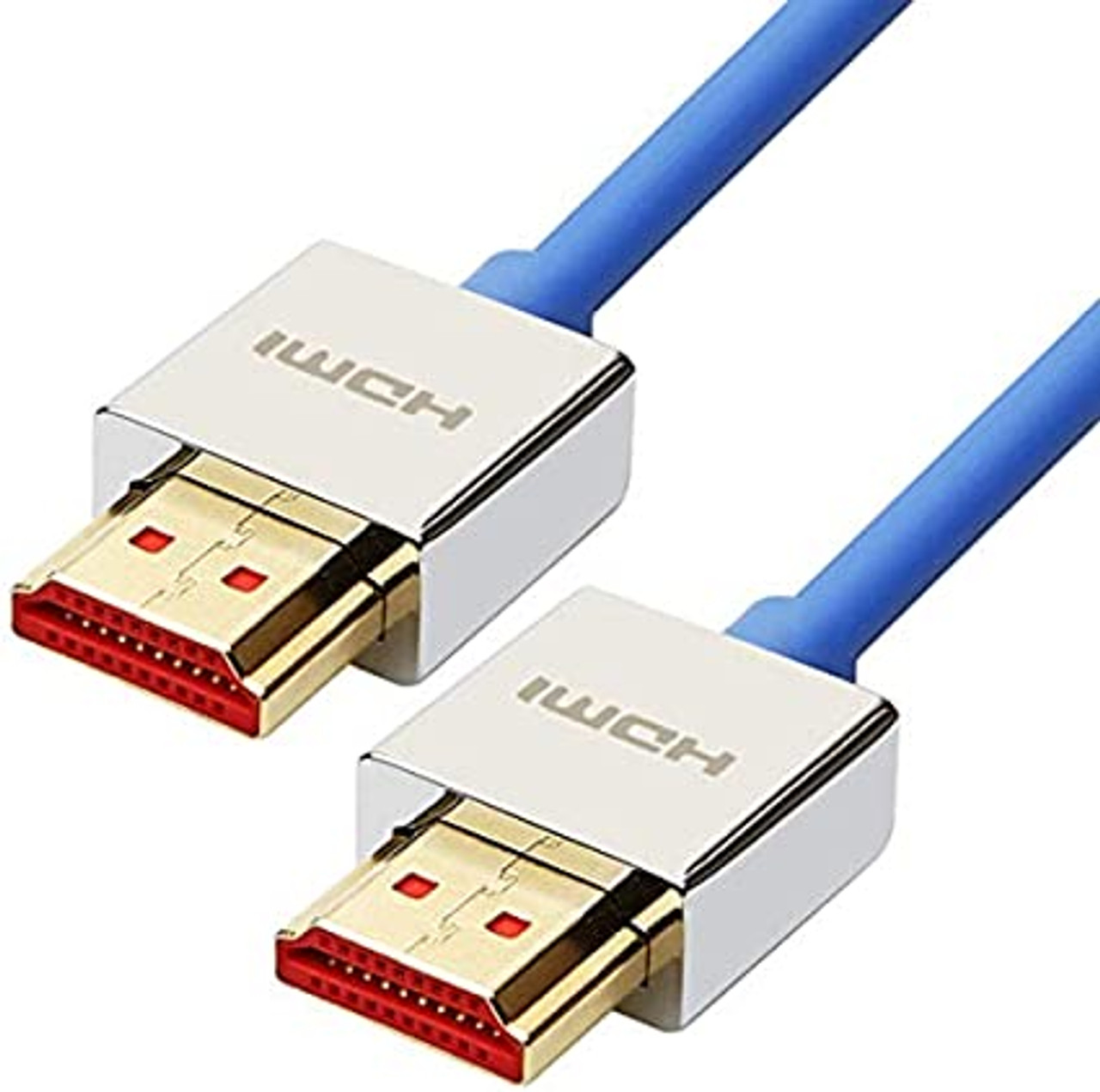 4K HDMI 2.0 Slim Cable 4FT UHD 4K 60Hz with HDR Slim Cord High Speed 18Gbps Ethernet & Audio Return Video 4K 60Hz 1080p 120Hz 3D Compatible with Xbox X, Playstation Pro, Apple TV 4K (4FT)