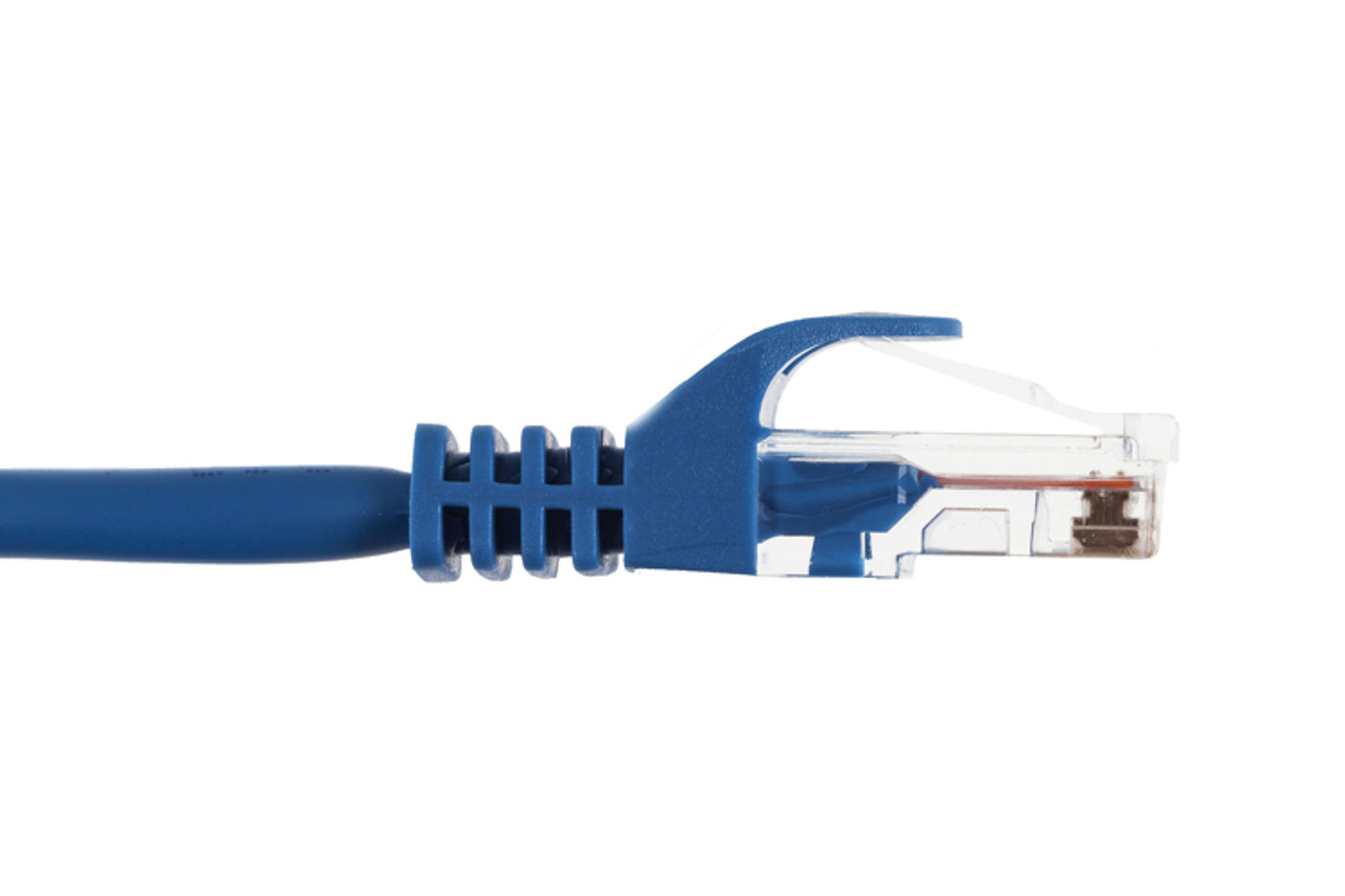 35ft Blue CAT6 Ethernet Patch Cables, Easyboot (Ferrari-style)