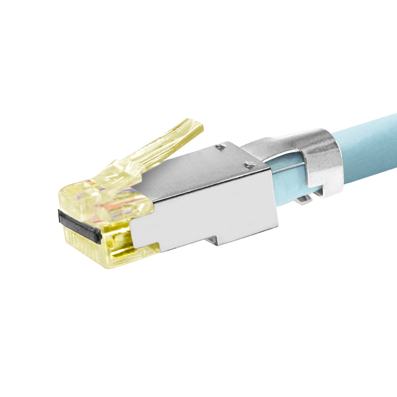 S45-1755P - ProSeries 10G Shielded External Ground - Pass-Through RJ45 with Cap45® & Bar45® 50 PC