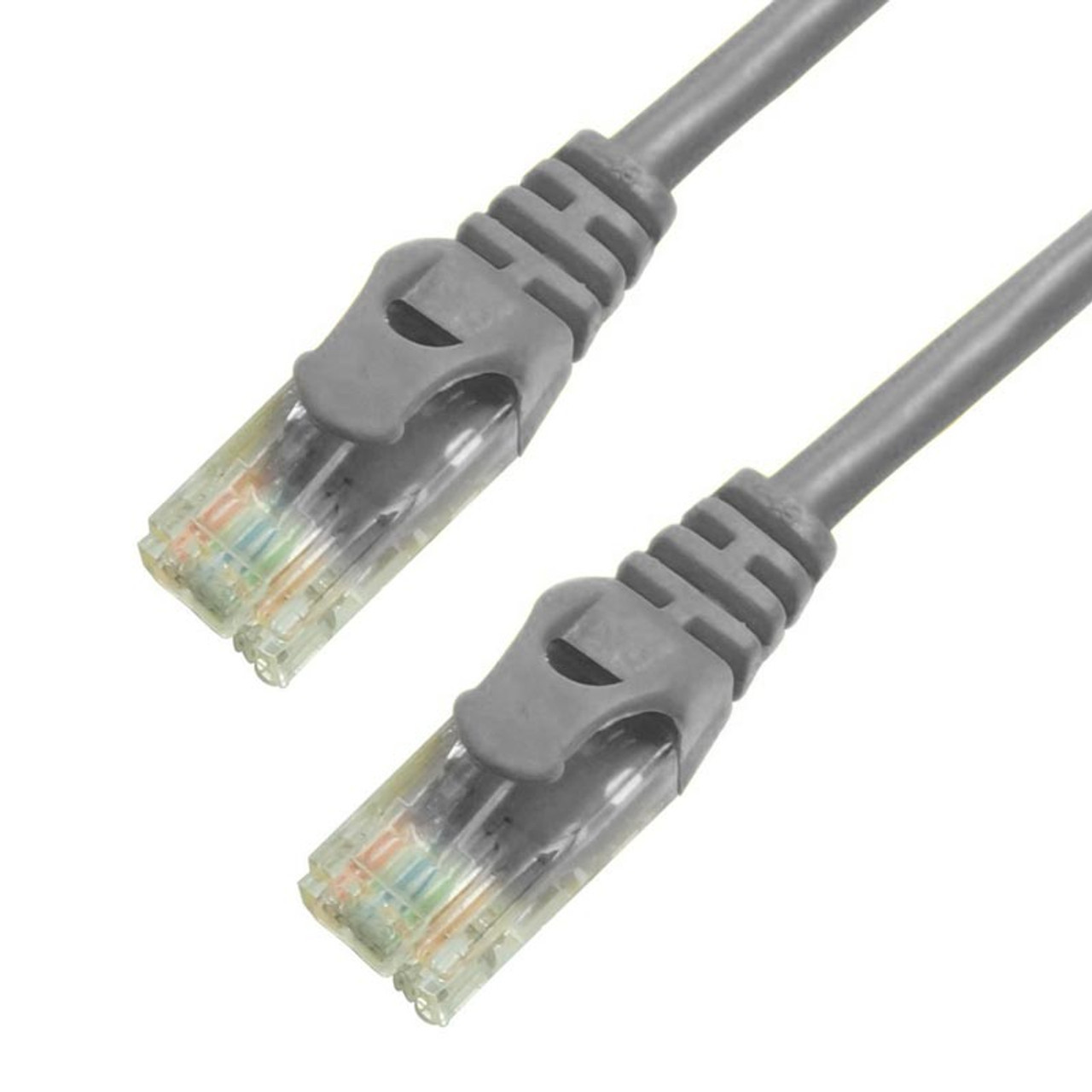 50Ft Cat5e Ferrari Boot Ethernet Cable - Light Gray
