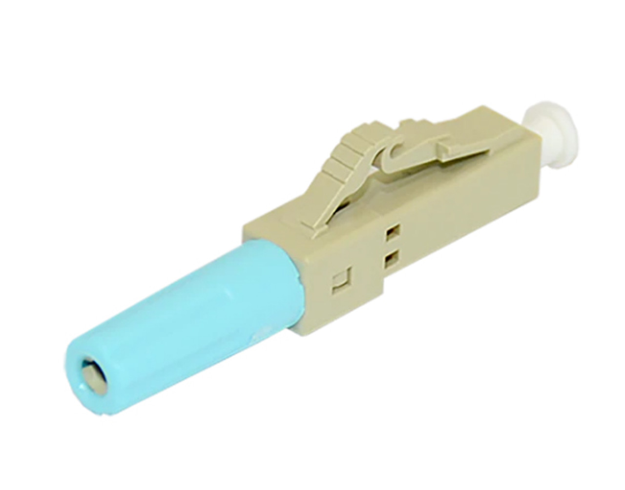 ECO Series™ Field-Assembly LC Type Multimode OM2/3/4 Fiber Optic Connectors - Aqua 1 unit (Distribution)