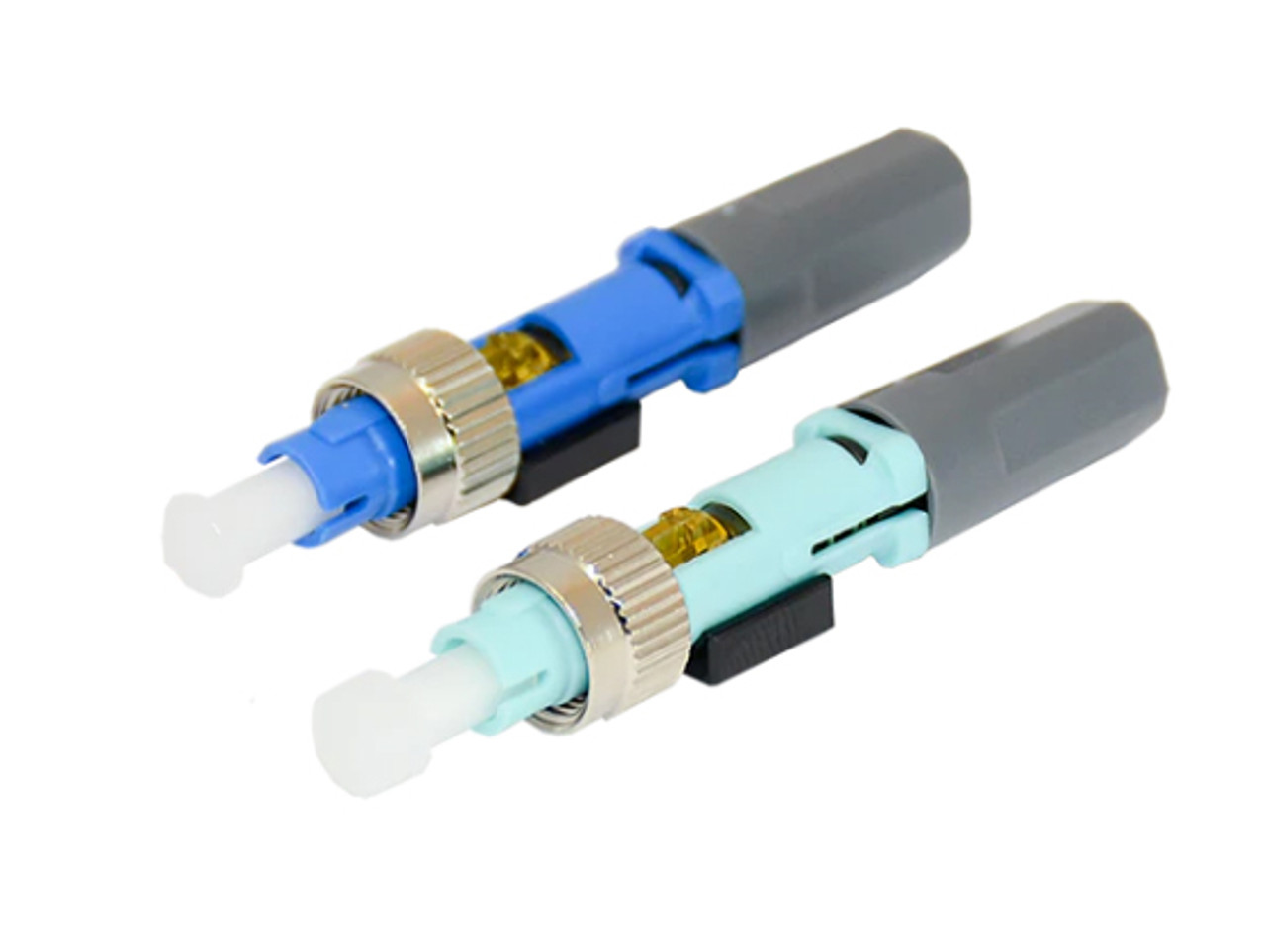 ECO Series™ Field-Assembly FC Type Single Mode Fiber APC Optic Connectors - Blue 1 unit (Distribution / Duplex)