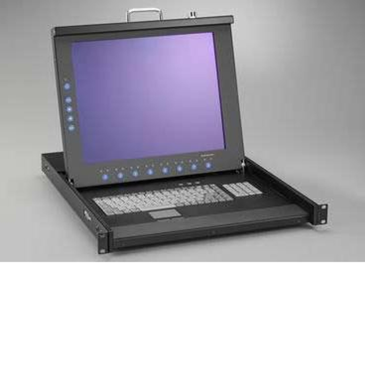 Drawer 1U 17" rackmount LCD monitor with K/B and touchpad