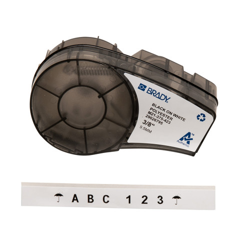 Brady Harsh Environment Multi-Purpose Polyester Labels with Ribbon for M21 Printers