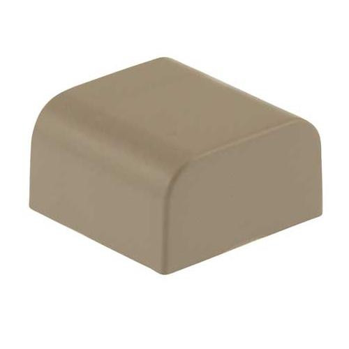 End Cap, 1.5" Beige, for Wire Hider Raceway (each)