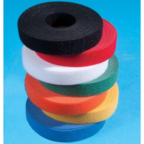 Velcro, 1" Wide, 75' (25 Yard) Lineal Puck, White