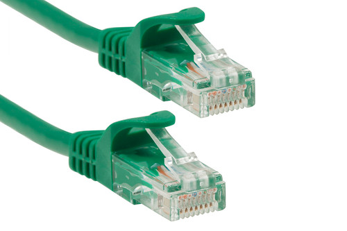 UTP 25' CAT6 Green Patch Cable With Ferrari Boots 568B